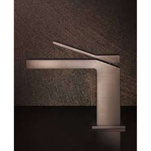 53001.708 Rettangolo K basin mixer in brushed copper with pop up waste, with GA cert.C20190356