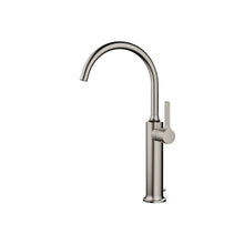 Load image into Gallery viewer, Vaia 33.533.809.06 single-lever basin mixer in platinum matt with raised base
