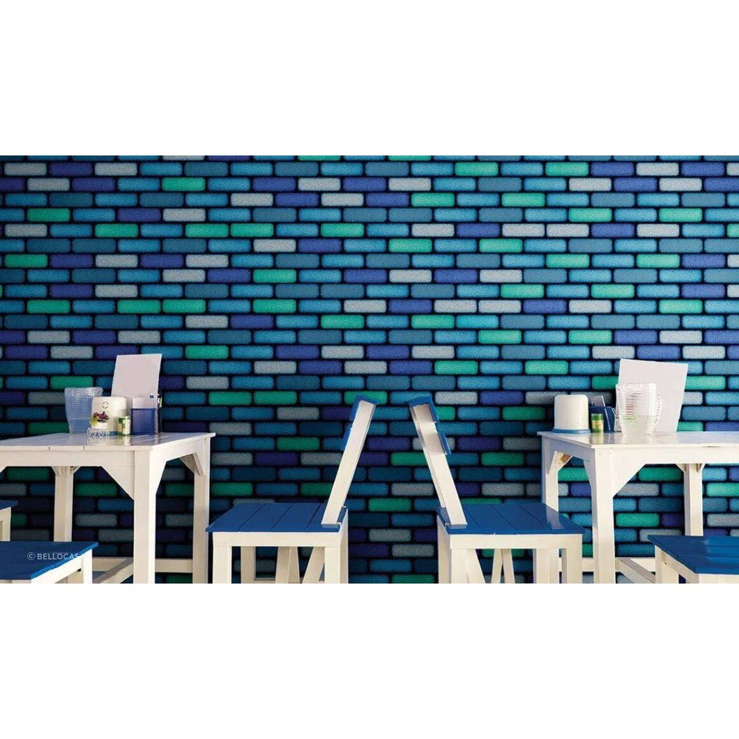 Brique 0140011 tiles 64.5 x 198 x 10 mm in Blue#04