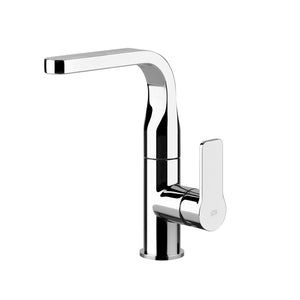 47122.031 Corso Venezia basin mixer in chrome, flexible hoses with 3/8" connections, without waste