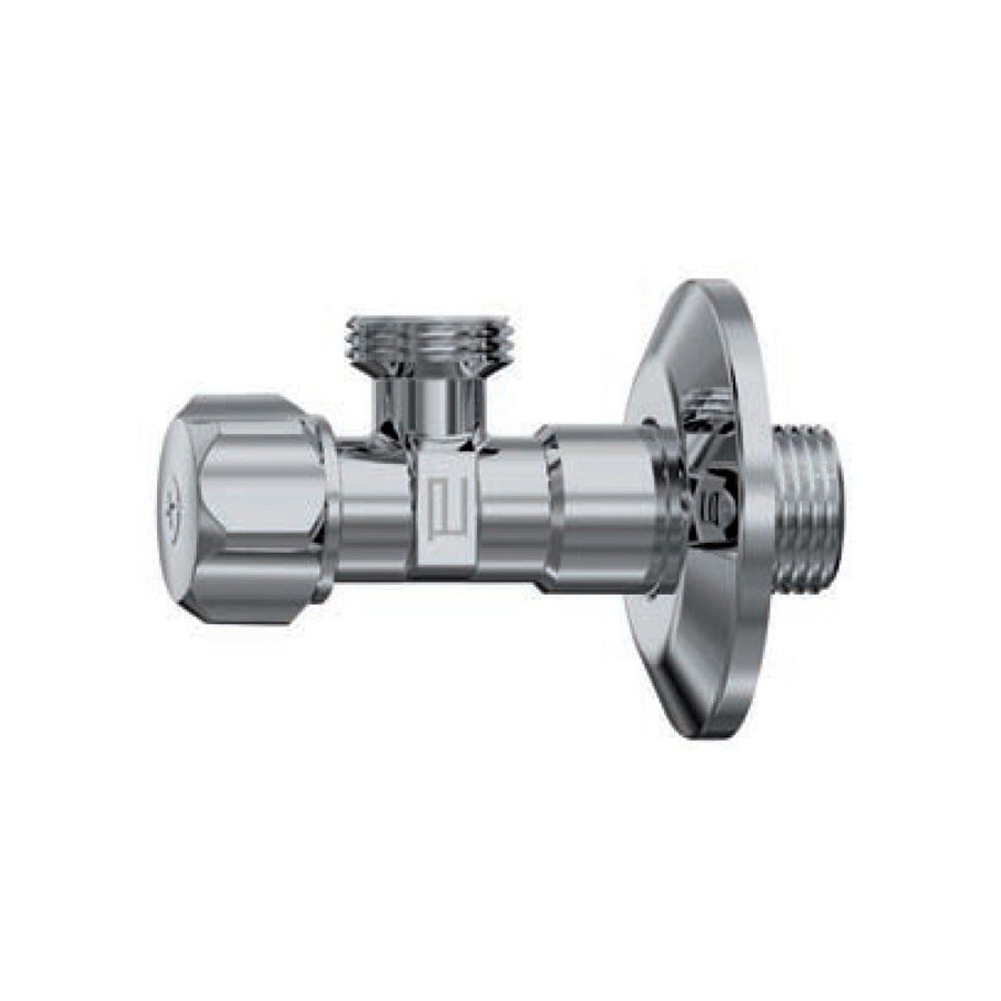 413012I Angle valve 1/2x3/8 with rosette