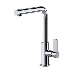 PT 207C (115.0373.928) L shape brass sink tap in chrome