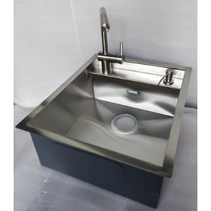 BZX 110-49 (122.0482.081) Box Zero under-mounted bar sink 540x460x200mm in satin stainless steel