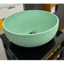 Load image into Gallery viewer, COLLINA35P302 countertop wash basin in saga green mat

