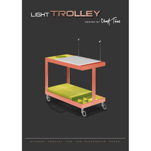 Light Trolley - Lemonade Pink/Lime Yellow