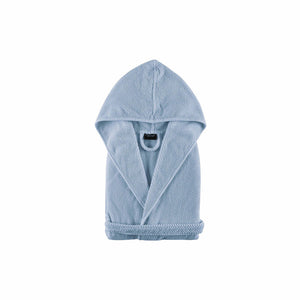 Baby & Child Bee Waffle Bath Robe in Baby Blue