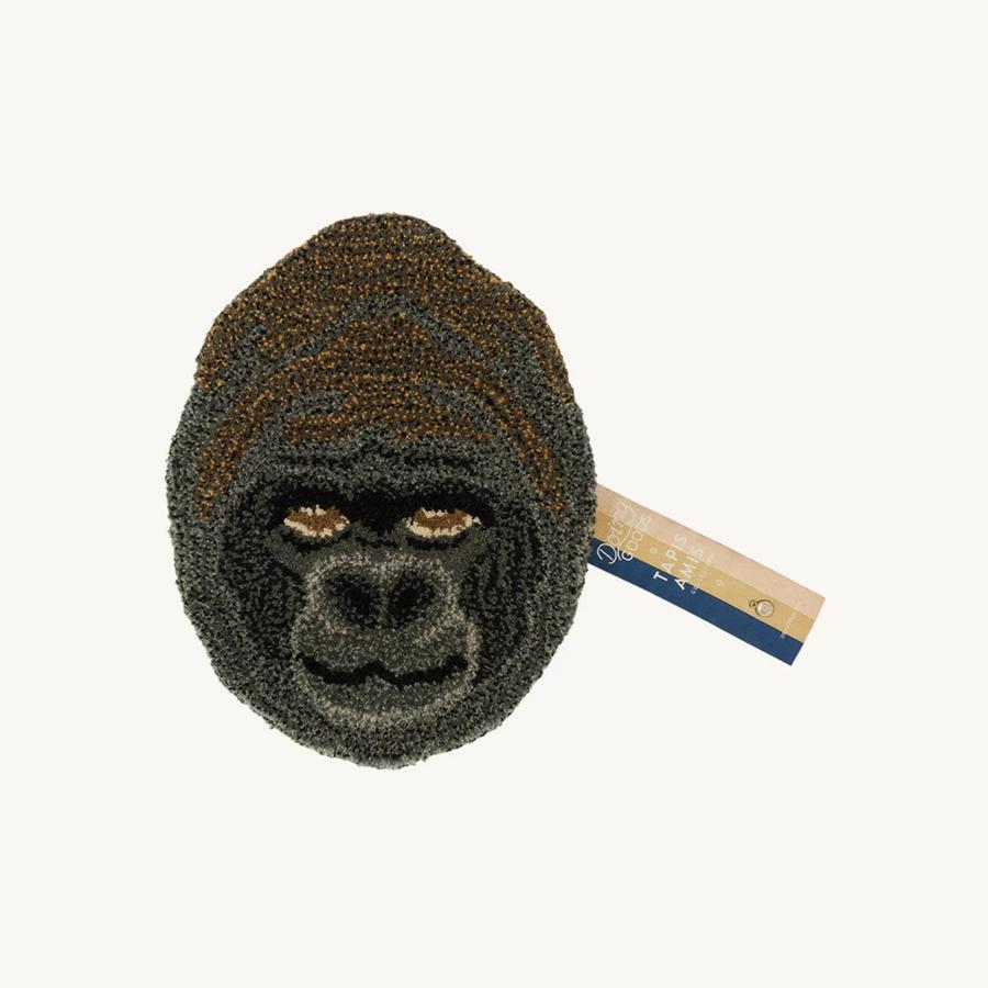 Groovy Gorilla Head Rug
