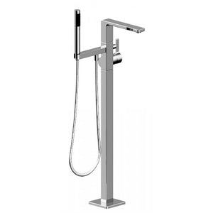 Lulu 25.963.710.47 / Xv-000989 Special-Made Floor-Standing Bath Mixer in Champagne with Handshower