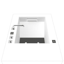 Load image into Gallery viewer, 41250979-00 FOOT BATH ATT Under-mounted SPA Unit in Polished Chrome
