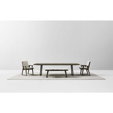 Load image into Gallery viewer, Gio GO58 Outdoor Chairs with Scirocco 2571207 Fabric and Antique Grey Teakwood Frame

