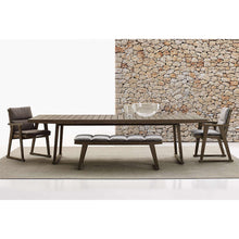 Load image into Gallery viewer, Gio GO58 Outdoor Chairs with Scirocco 2571207 Fabric and Antique Grey Teakwood Frame
