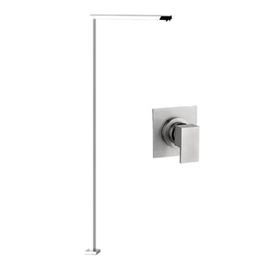 Wall mounted Basin control with
Floor standing basin spout in chrome