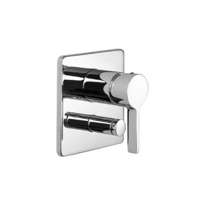 Lulu X-Stream single-lever wall-mounted bath mixer 36.115.710.00, with 35115970.90 concealed rough part
