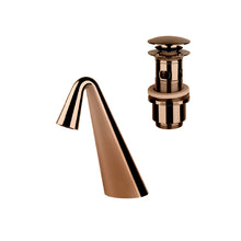 Load image into Gallery viewer, Cono 45091030 Counter Spout in Copper PVD without Control, waste and overflow

