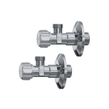 Load image into Gallery viewer, Angle valve 413012I 1/2x3/8 with rosette 2 pcs.

