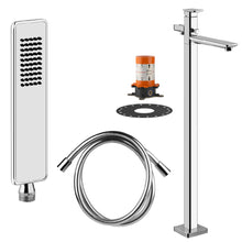 Load image into Gallery viewer, Ispa 24954.031 free-standing bath mixer with hand shower, shower hose in chrome and concealed part and 46189.031
