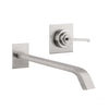 Rettangolo Xl 26206.031 wall mounted basin control with 26200.031 spout in chrome