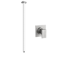 Load image into Gallery viewer, Wall mounted Basin control with
ceiling mounted basin spout in chrome
