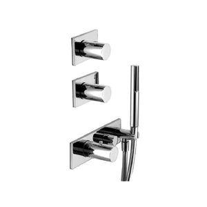 Milano 31024713b Thermostatic External Piece in Chrome with 19934713a Built-In Piece