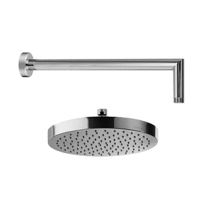 86029231 Docce 300mm Shower Arm with 86029230 D.200 Shower Head with Anti-Limestone Nozzle  Finish: Chrome Plated