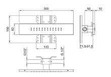 Load image into Gallery viewer, 86028034b External Piece Of Lateral Body Spray in Chrome  with 86008034a Internal Piece
