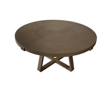 Load image into Gallery viewer, Interlock F2W11CTL16 Table, D1600 x 730h mm, Top Grey oak, Frame Grey oak, with lazy susan
