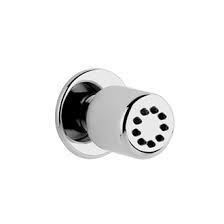 Goccia 33775.147 Lateral Orientable Shower Head in Brushed Chrome